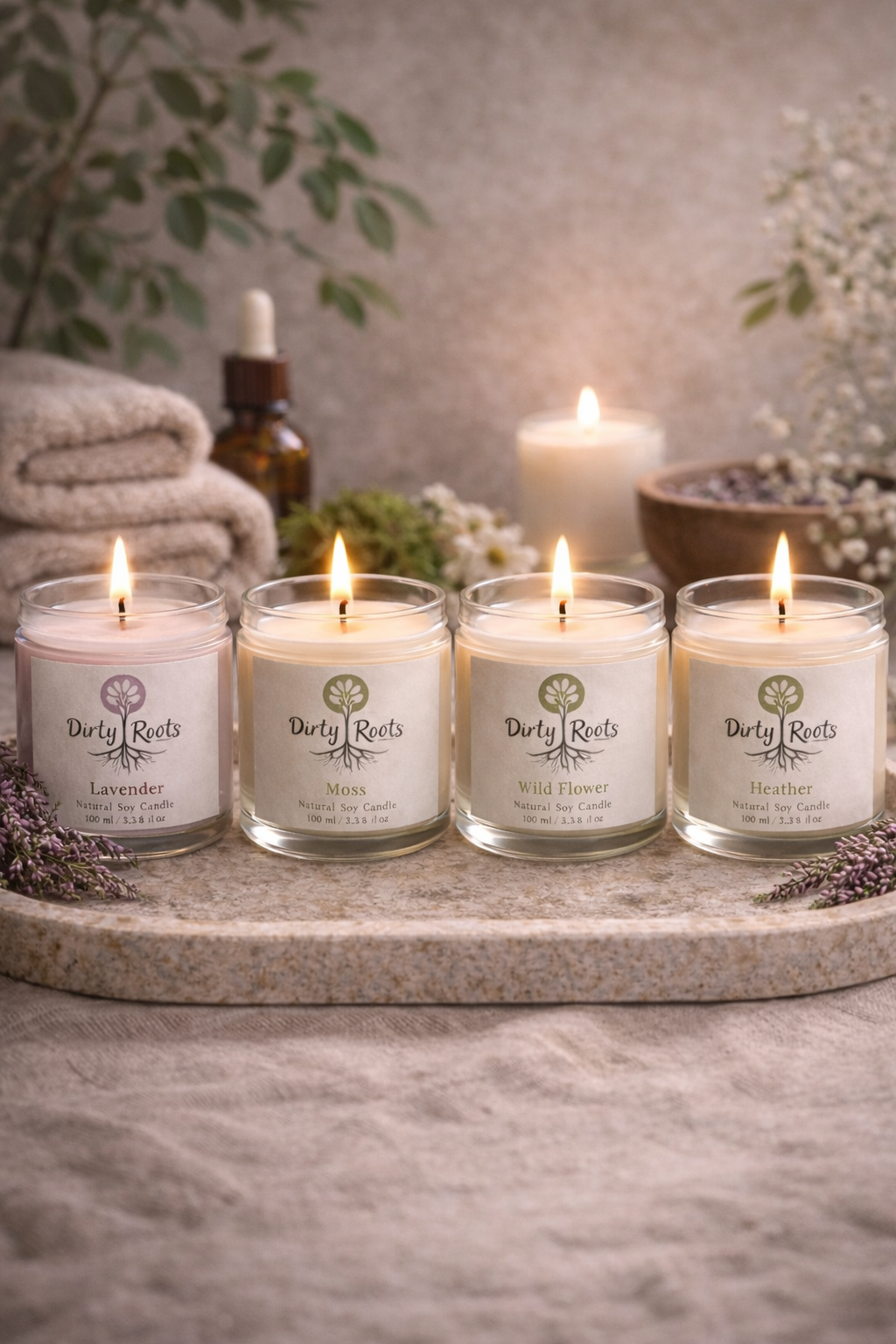 Dirty Roots Soy Candle Collection