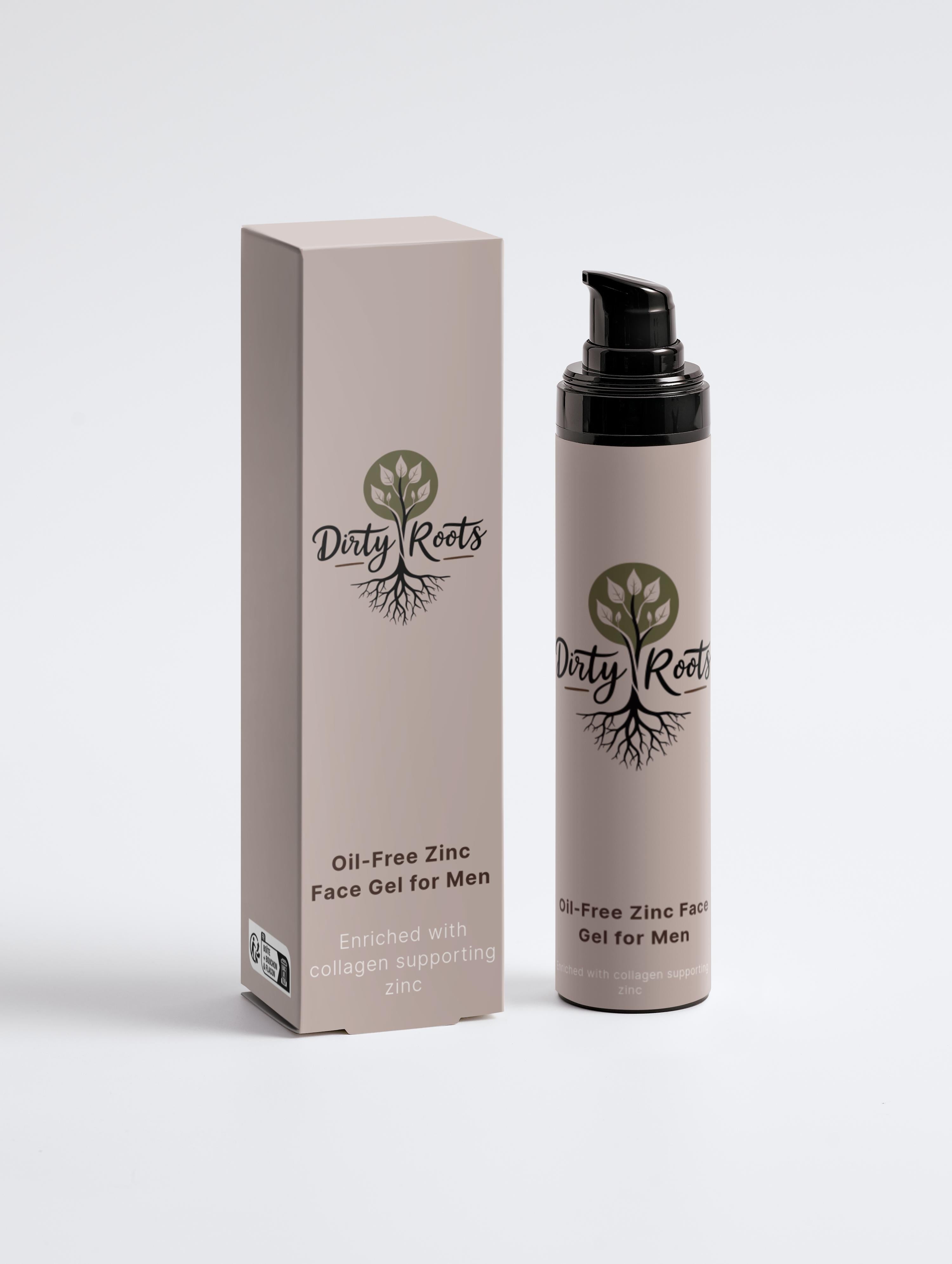 Oil-Free Zinc Face Gel for Men