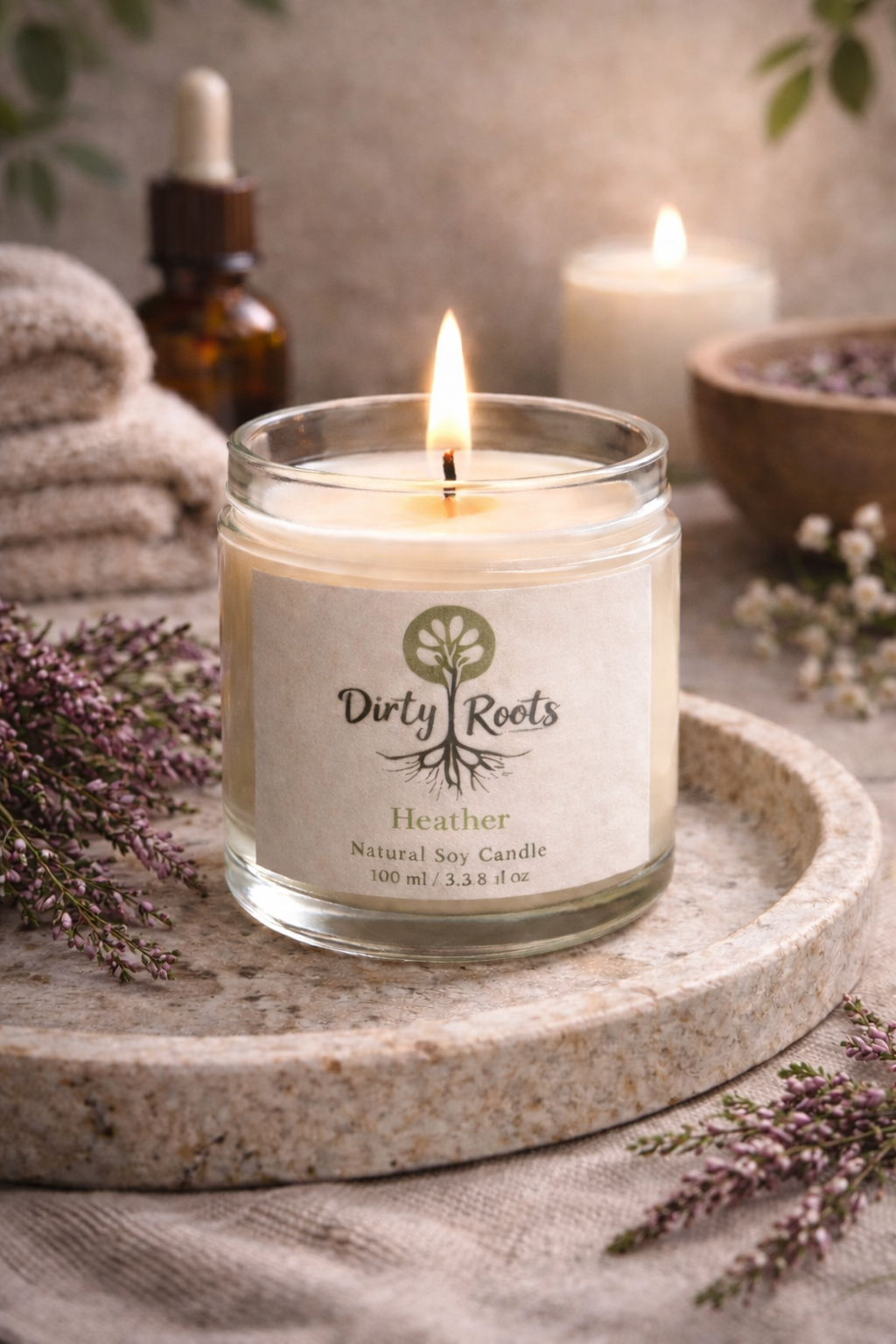 Heather Soy Wax Candle