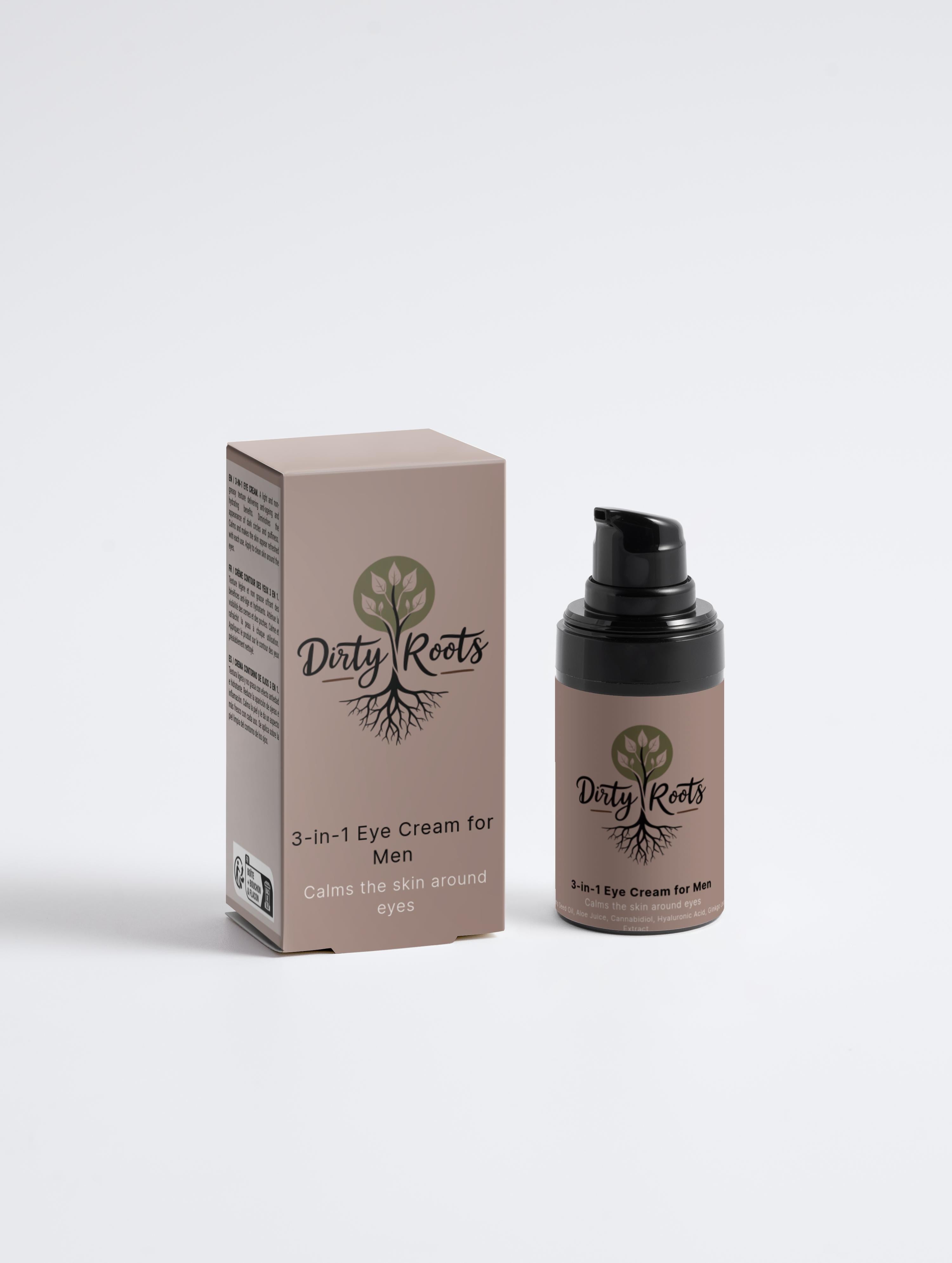 3-in-1 Eye Cream for Men – Revive, Hydrate & Brighten