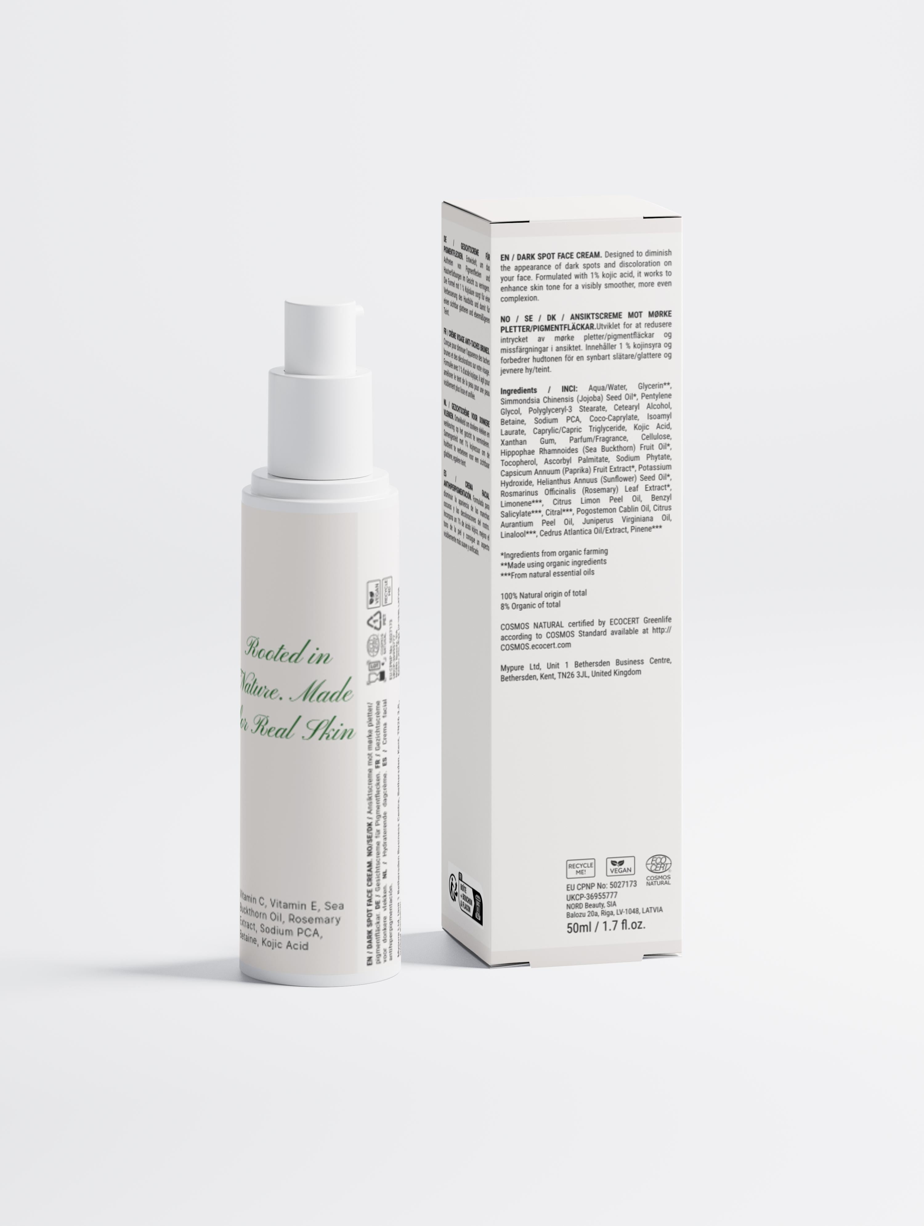 Dark Spot Face Cream with Kojic Acid