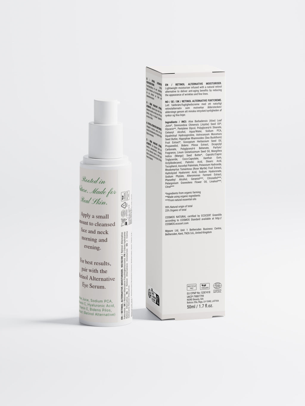 Retinol Alternative Moisturiser – Smooth, Nourish & Restore