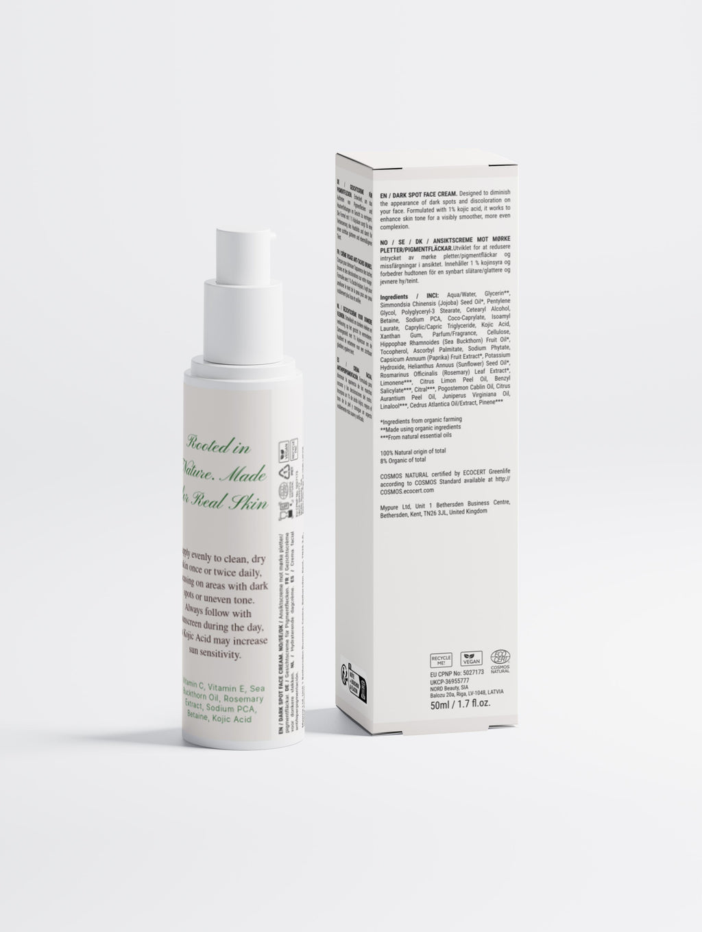 Dark Spot Face Cream with Kojic Acid – Brighten & Even Tone