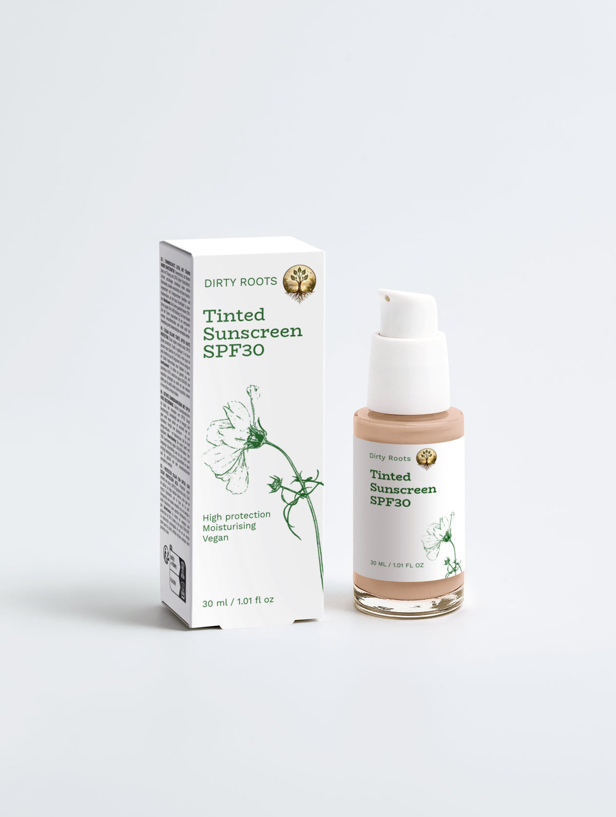 Sunscreen SPF30, with tint