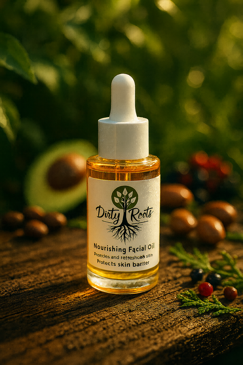 Nourishing Facial Oil – Organic Botanical Blend