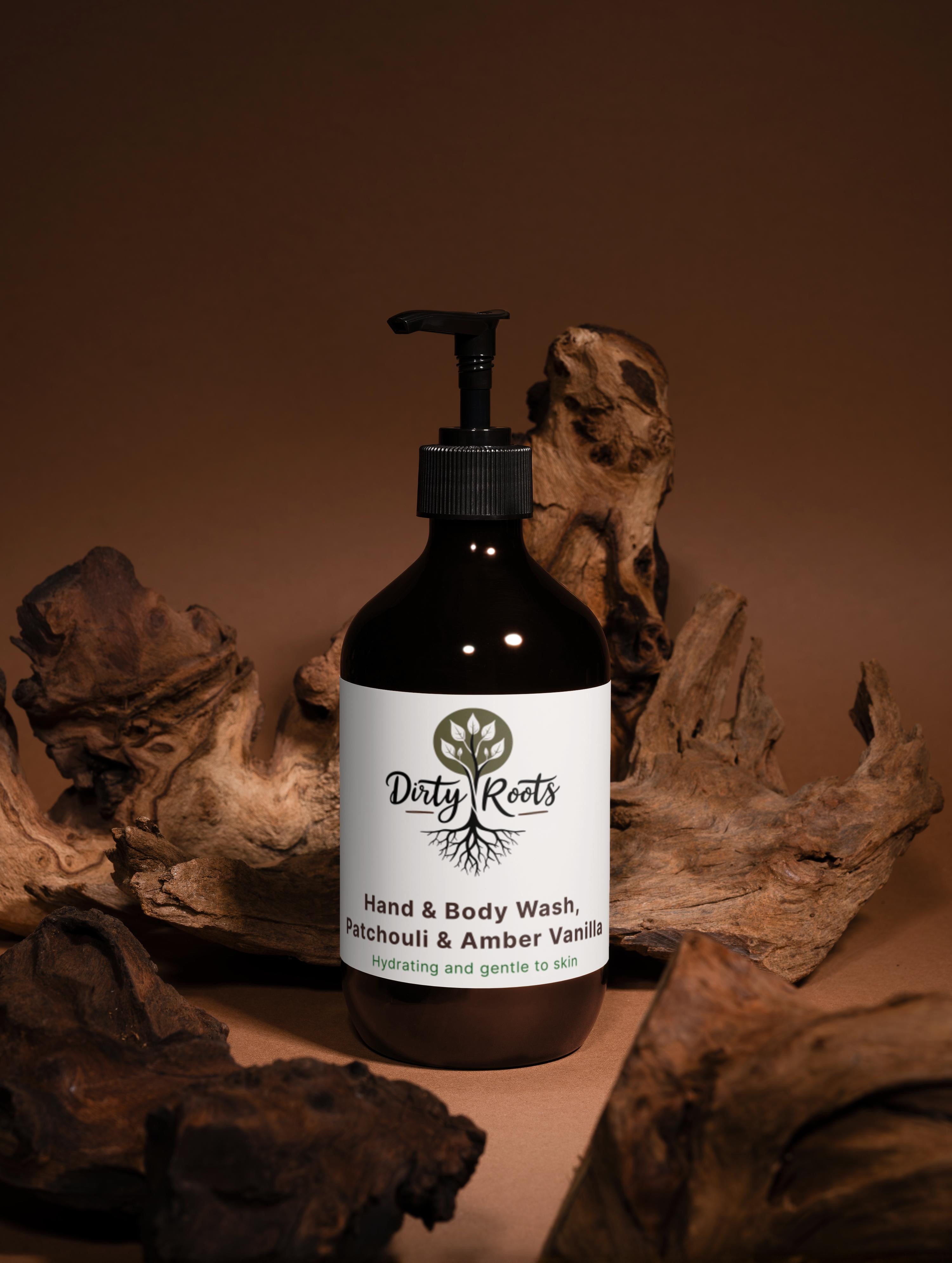 Hand & Body Wash – Patchouli & Amber Vanilla