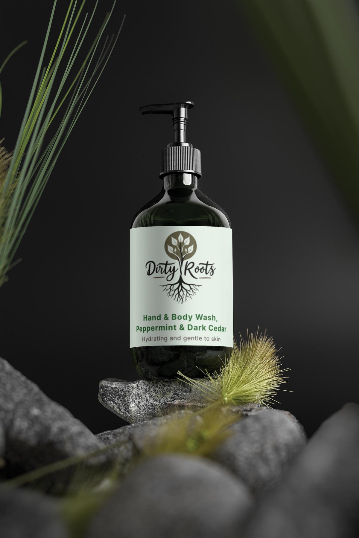 Hand & Body Wash – Peppermint & Dark Cedar