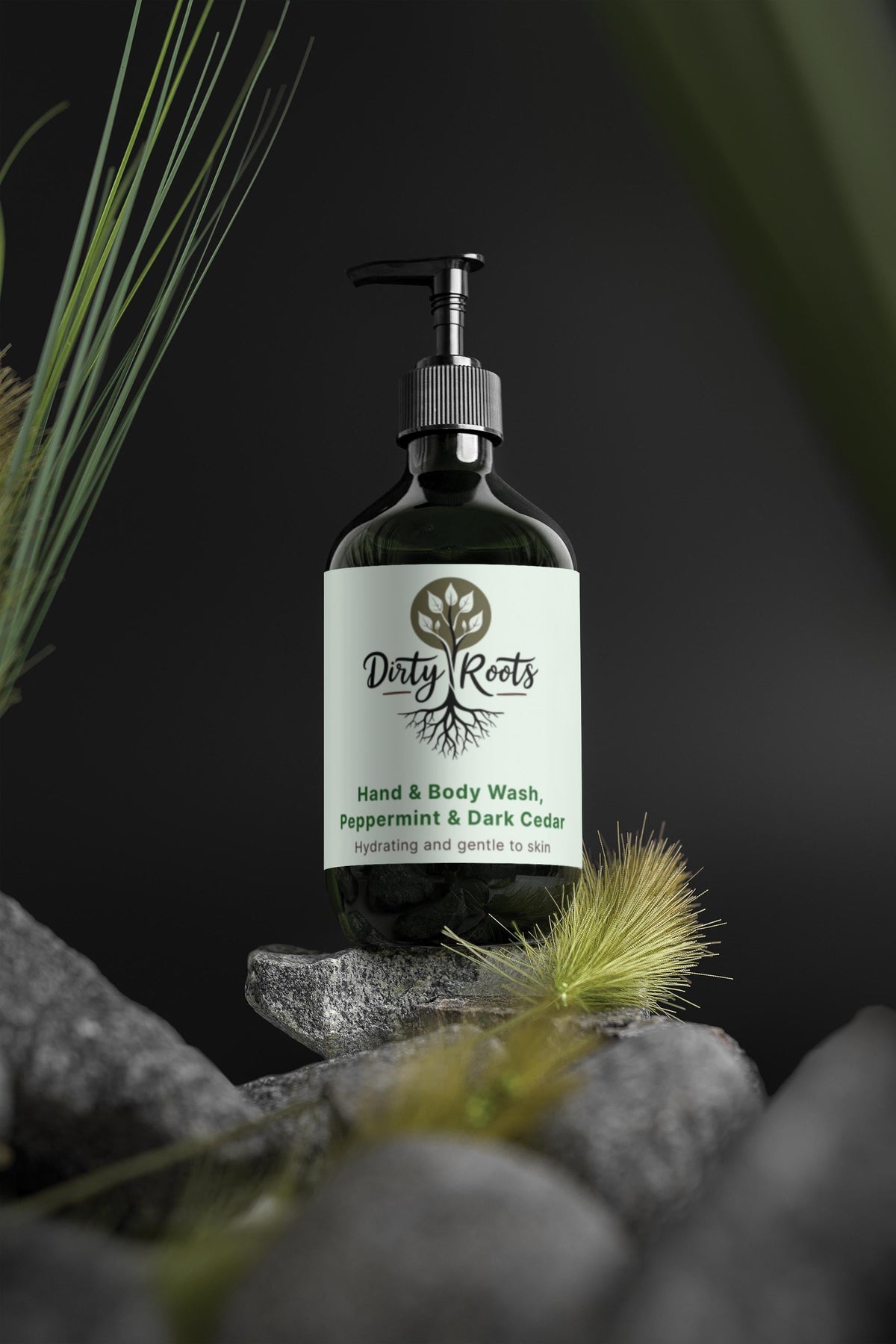 Hand & Body Wash – Peppermint & Dark Cedar