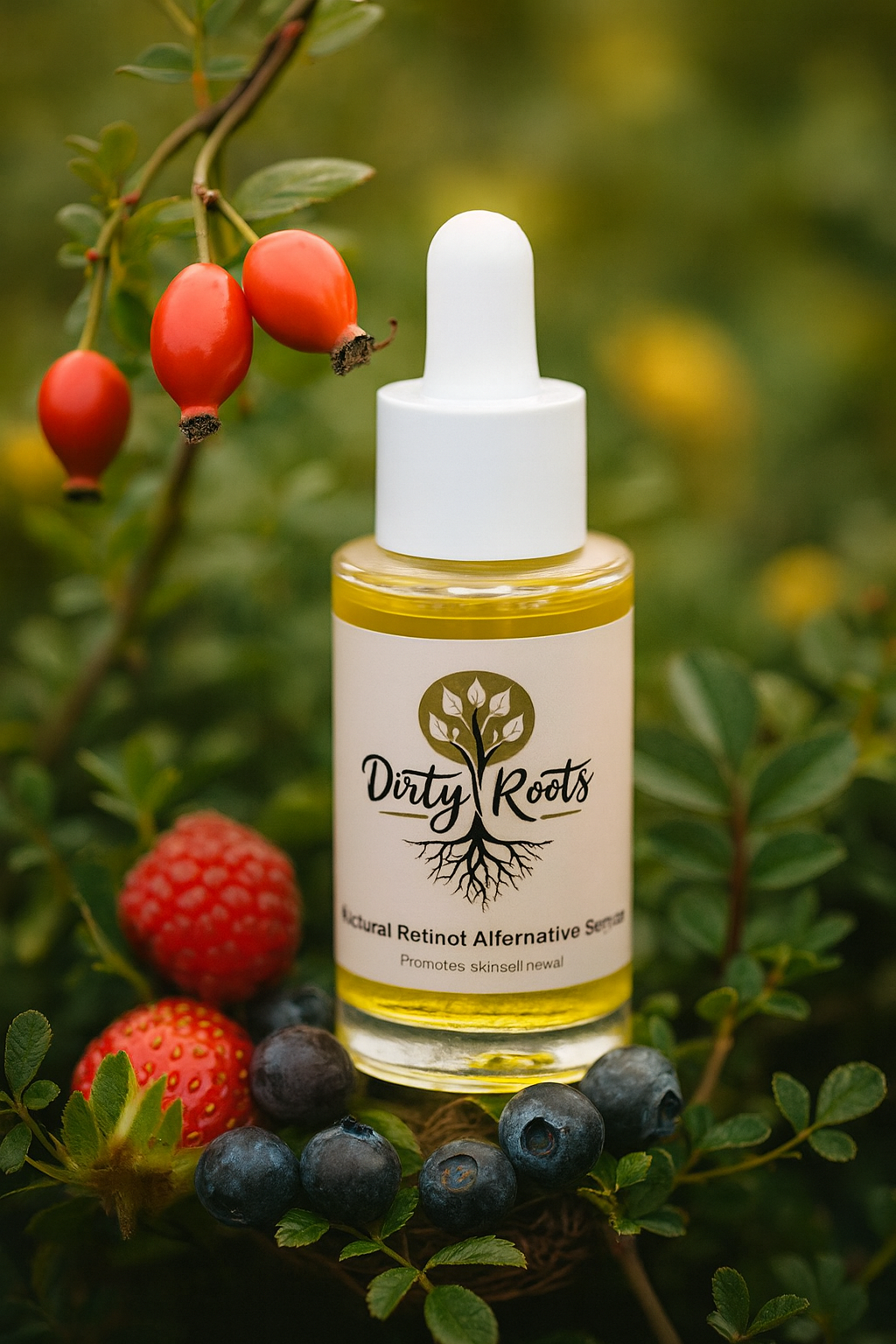 Natural Retinol Alternative Oil Serum – Bakuchiol Radiance Elixir