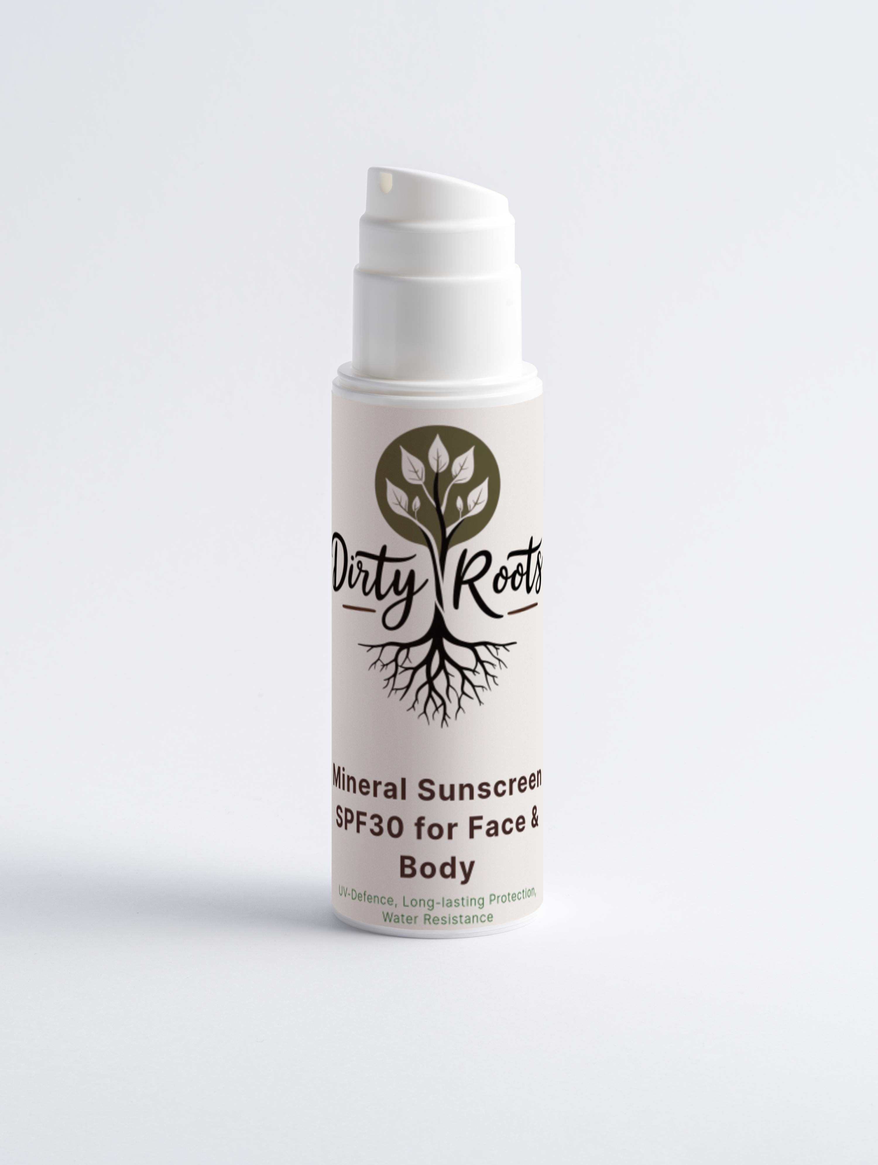 Mineral Sunscreen SPF30 for Face & Body – Gentle & Effective