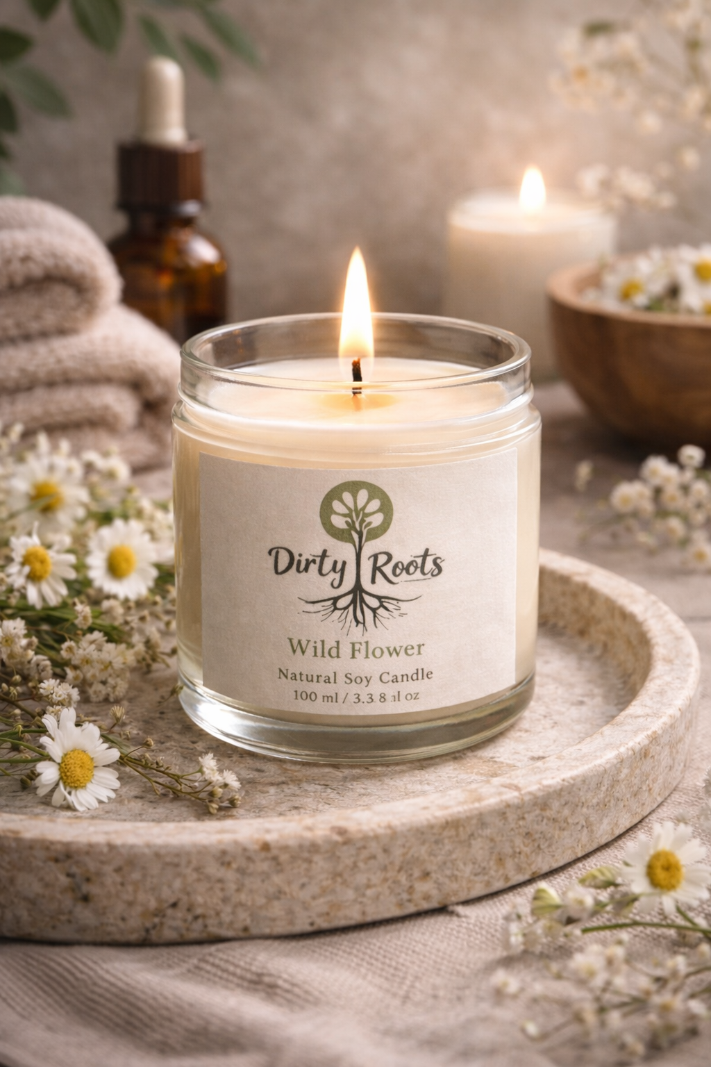 Wild Flower Soy Wax Candle