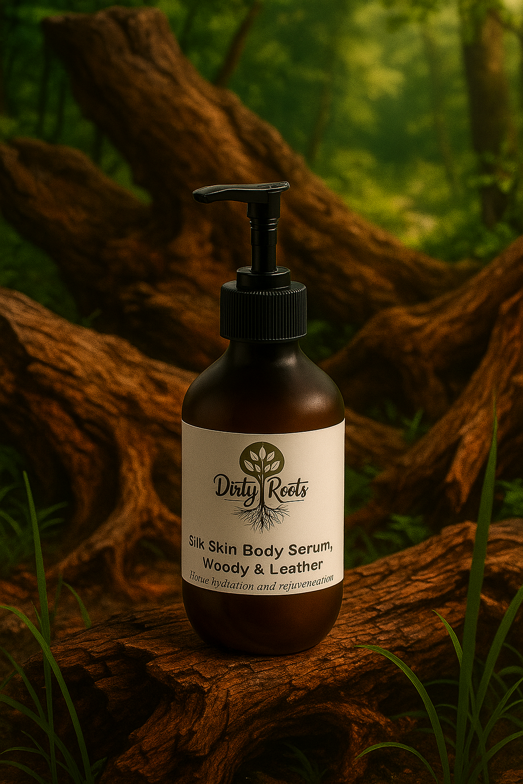 Silk Skin Body Serum – Woody Amber & Leather